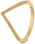 BlueStone Ring In 22Kt Yellow Gold for Women The Anesa Chevron Ring